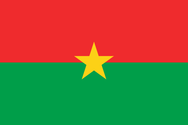 Flag of Burkina Faso in the Africa | National states flags of the World countries