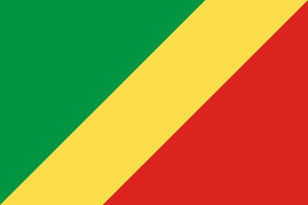 Flag of Congo, Republic of the in the Africa | National states flags of the World countries