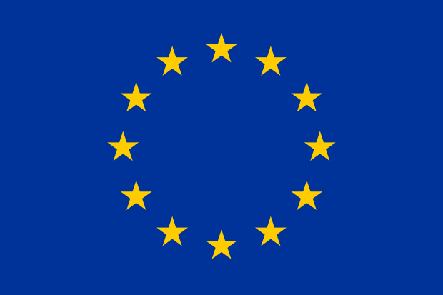 Flag of European Union in the Europe | National states flags of the World countries