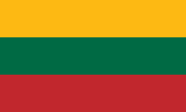 Flag of Lithuania in the Europe | National states flags of the World countries