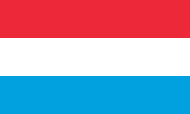 Flag of Luxembourg in the Europe | National states flags of the World countries