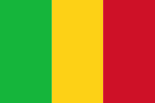 Flag of Mali in the Africa | National states flags of the World countries