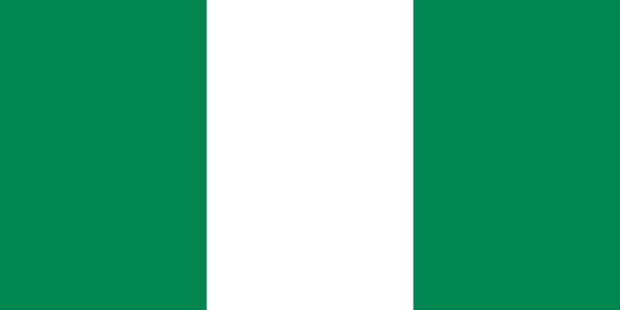 Flag of Nigeria in the Africa | National states flags of the World countries