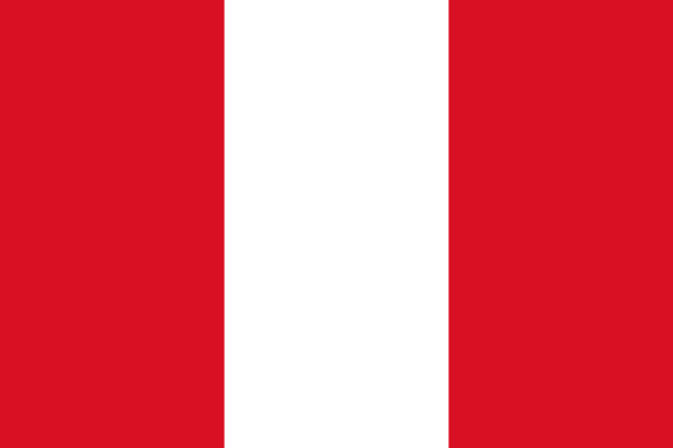 Flag of Peru in the South America | National states flags of the World countries