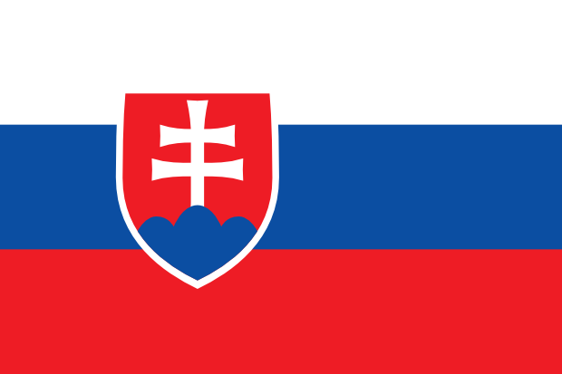 Flag of Slovakia in the Europe | National states flags of the World countries