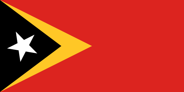 Flag of Timor-Leste in the East Asia | National states flags of the World countries