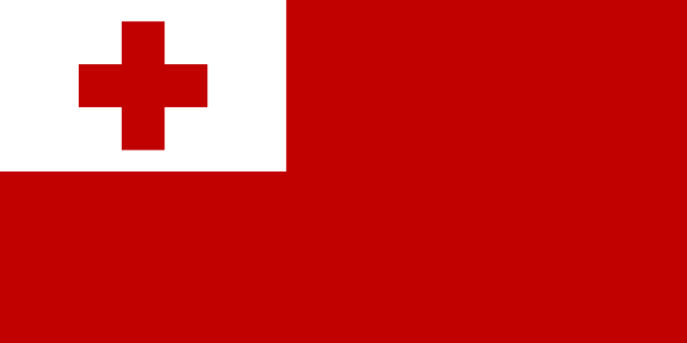 Flag of Tonga in the Oceania | National states flags of the World countries